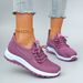 Spring Autumn New Women's Casual Lace-Up Comfortable, Breathable, Lightweight And Wear-Resistant Sports Shoes_vogvips.com