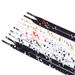 Ink-splashed shoelaces Men's and women's flat fit LACES rope canvas shoes board shoes_vogvips.com