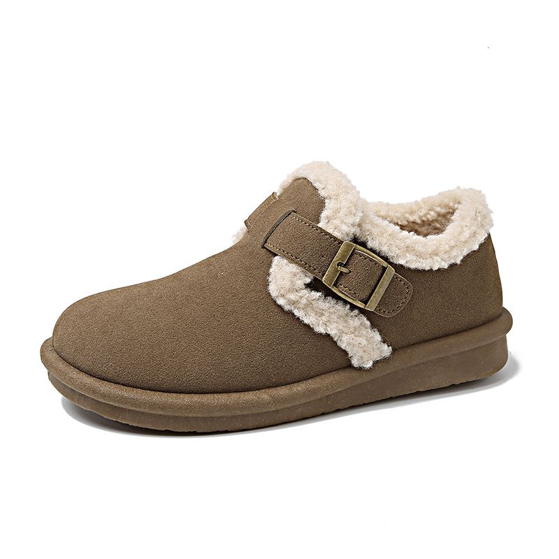 thick-soled Velvet Women's Cotton Shoes Thickened Warm-soled Casual Shoes Cotton Shoes_vogvips.com