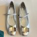 Gaoding Ballet Square Toe Spring Silver Sheepskin Single Shallow Mouth Mary Jane Shoes Women 2025 New Model_vogvips.com