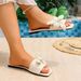 Large Size Open-toe For Foreign Trade 2026 European And American Fashion Floral Buckle Casual Women's Sandals In Stock_vogvips.com