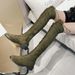 New Flat Over-the-Knee Martin Round Toe Long Size 43 Women's Boots_vogvips.com