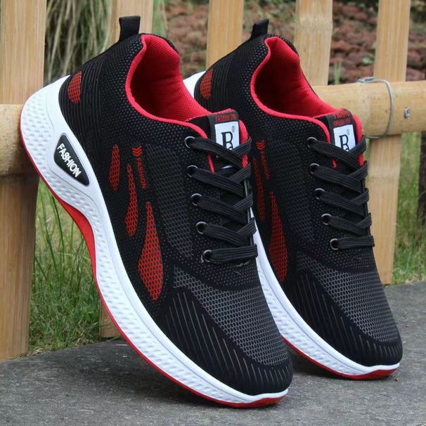 ShoeVault Men's Sneakers Running Leather Low-Top Casual Non-Slip Wear-Resistant Spring Soft Sole Odor-Resistant Work Shoes_vogvips.com