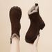 Women's Snow 2026 New Autumn/Winter Versatile Short Boots Non-Slip Fleece-Lined Thickened Warm Cotton Shoes_vogvips.com