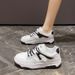 Little White Shoes Female Students Thick-soled Heightening Sports Board Shoes Casual Street Shooting_vogvips.com
