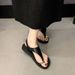Women's Thick-soled Slip-on Flip-flop Sandals, Summer 2026 New Model, Perfect Pairing With Skirts, Comfortable For The_vogvips.com