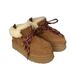 Henan Sangpo New Fuka Leather Sheepskin Snow For Women, Platform Thick Sole Fashion Casual Lace-up Short Boots_vogvips.com