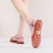 New Sandals, Jelly Woven Hollow Roman Women's Shoes, Flat Closed-toe Beach Shoes For Summer_vogvips.com