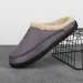 Slippers Men's Home Winter Indoor Plush Warm Shoes Thick Bottom Waterproof Leather House Man Suede Cotton_vogvips.com