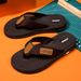 Men's Flip-flops 2025 Summer New Thick-soled, Anti-slip, Wear-resistant Cool Flip-flops, Casual Pinching Beach Sandals - The Men_vogvips.com