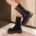 Maillard Boots Women's Thick-soled Two-wear Inner Height-increasing Small Medium Boots Martin Boots Women's Short Boots_vogvips.com