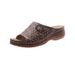 New Round Toe Ethnic Style Solid Color Women's With Hollowed Out Car Seams And Sloping Heels, Comfortable Plus Size_vogvips.com