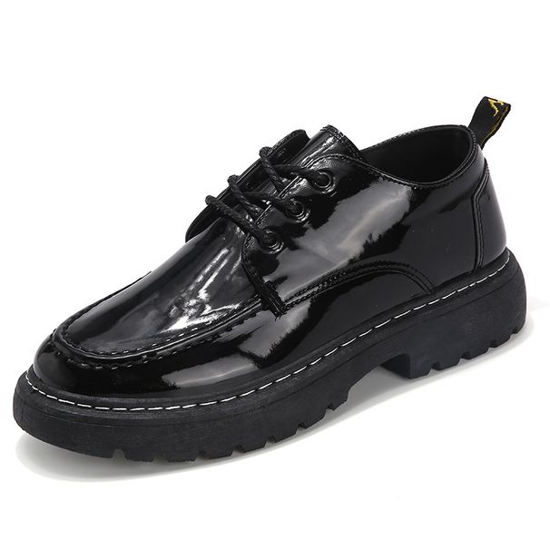 Men's Shoes High Quality Leather Shoes Men's Shoes Derby Spring New Business Low Top Small Leather Shoes Youth Casual Shoes Shoes_vogvips.com
