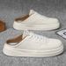 Casual Men's Summer, Breathable And Lightweight, Sporty Casual Slip-on Flat Shoes, Thick-soled Height-increasing Trendy_vogvips.com