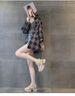 Thick-soled Dad Shoes For Women, Inner Height-increasing Casual Versatile Style Lace-up Student Shoes_vogvips.com