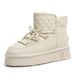 Country Tour Special Same Style Height-Increasing Snow Space Walk Ski Boots Non-Slip Warm 5911_vogvips.com