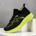 Unisex Sports Shoes Summer Mesh Fashion Lace Up Thick Soled Sneakers Lightweight Flat Outdoor Running Shoes For Men Women_vogvips.com