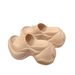 Foreign Trade Cross Flower 9CM Thick Sole Sandals For Women Outdoor Fashion High Heel Summer Slip-On Cross-Border Trend_vogvips.com
