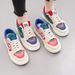 Women's Shoes New Women's Shoes Mesh Mandarin Duck Color Matching Shoes Spring And Summer Flat Shoes Women's Casual Shoes Hollow White Shoes_vogvips.com