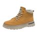 Martin Boots Men's Shoes Retro High-top Leather Shoes Tooling Shoes Platform Casual Short Boots_vogvips.com