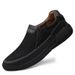 Men's Shoes Matte Casual Leather Shoes Retro Lazy Shoes Driving Loafers_vogvips.com