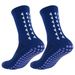 Triangle Flower Pattern Football Socks Professional Training Thickened Towel Bottom Mid Tube Dotted Non Slip Men And Women Sports Socks Yoga Socks_vogvips.com