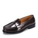 Summer New British Style Set Foot Shallow Mouth Loafers Men's Trendy Comfortable Breathable Genuine Business Casual_vogvips.com