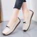 Casual Women's Flat Shoes Soft Sole Soft Surface Comfortable Wear-resistant Beans Shoes_vogvips.com