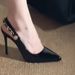 Petite Height-Increasing High-End Desire Professional Shoes Internet Celebrity New Pointed Toe Black Soft_vogvips.com