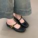 Lan Cabinet Version ~ Square Hidden Heel Half Slippers For Women With One Strap, Shallow Mouth, Soft Leather, Versatile_vogvips.com