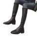 for Women Spring And Autumn Single Over-the-Knee Back Zipper New Style Riding High Elastic Slim Fit Long Boots_vogvips.com