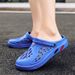 Summer Unisex Clogs Sandals Shoe Men Woman Hoof Thongs Stamp Garden Beach Big Size 36-49 Slippers For Men's Shoes_vogvips.com