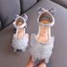 Rhinestones Soft Soled Girls' Sandals Princess Shoes Children's Shoes Spring Style Girls' Leather Shoes_vogvips.com