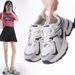 Ins Korean Style New Dad For Women 2024 Spring Student Sports Running Casual Shoes Thick Sole Height Increasing BS119_vogvips.com