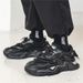 The New Platform Thick Soled Mech Daddy Shoes Spring Youth All Match Non Slip Sports Trendy Casual White Shoes_vogvips.com