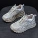 Little White Shoes Women's Mesh Breathable And Light Casual Small Thick-soled Heightening Women's Shoes_vogvips.com