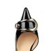 638-AK38 European And American Style Banquet Women's Thin High Heel Shallow Mouth Pointed Toe Patent Leather Side Hollow_vogvips.com