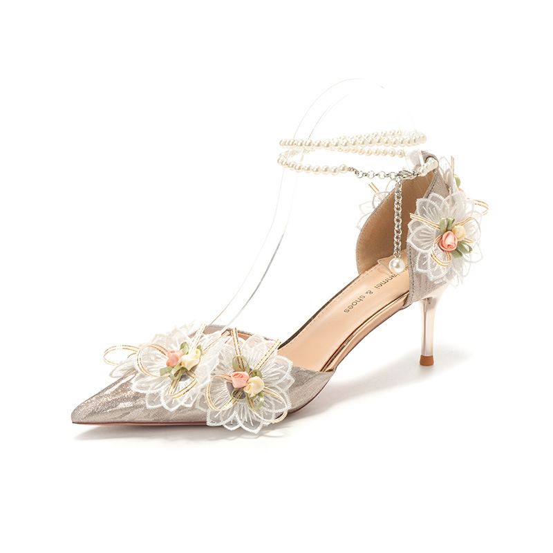 Women's Shoes fashion fairy tiger skin pattern design temperament lady banquet bridesmaid shoes high heels_vogvips.com