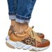 2026 New Thick Soled Round Toe Low Top Leopard Print Single Shoe Women, Spliced Lace Up Sneakers For Women_vogvips.com