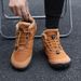 Winter Couple Snow Boots Men's Outdoor Camping Mountaineering Plus Velvet Thick Wear Resistant Plus Velvet Warm Cotton Shoes Women_vogvips.com