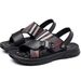 Sandals Summer Genuine Leather Breathable Casual Outdoor Men's Slippers Non-Slip Beach Shoes Wholesale_vogvips.com