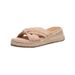 Women's Rope Wedge Platform Sandals Open Toe Casual Flat Comfortable Chunky Heel_vogvips.com