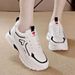 2025 Spring And Autumn Sneakers New Four Seasons Casual Running Korean Style Leather White Women's Dad Shoes_vogvips.com