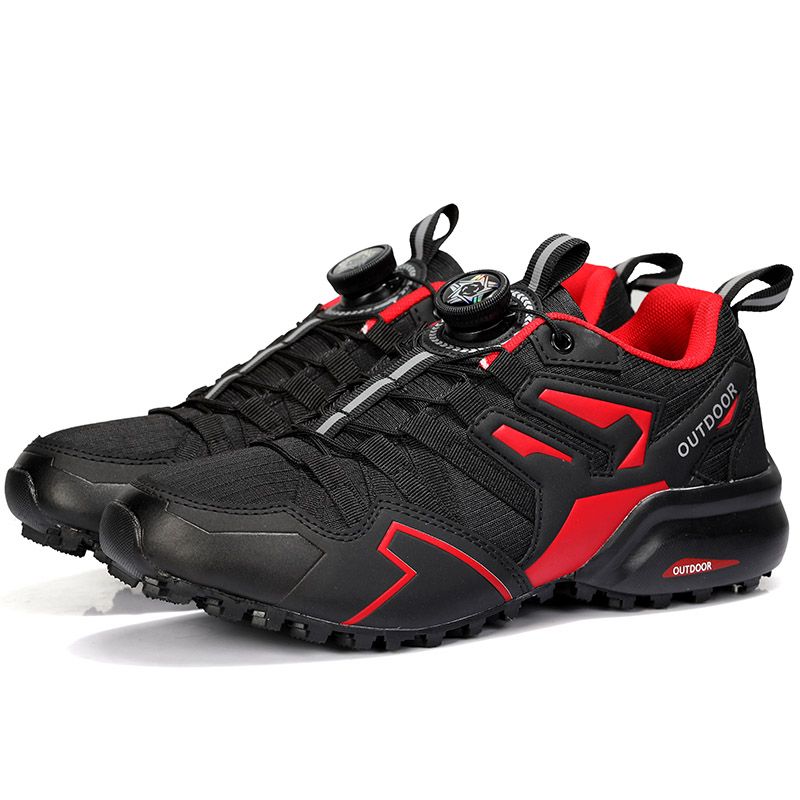 Men Outdoor Hiking Sneakers Climbing Trekking Lace Up Trekking Outdoor Mountain Bike Shoes Flat Sport Cycling Shoes Breathable_vogvips.com