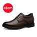 High End Brand Office Business Dress Shoes Men's Inner Height Shoes Thick Soled Simple Black Men's Genuine Leather Casual Shoes_vogvips.com