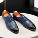Euro Step Large Size Brogue Carved Business Formal British Breathable Men's Casual Korean Style Leather Shoes Men_vogvips.com