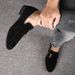 Men's Casual Loafers With Soft Suede Upper & Breathable Design - Lightweight Driving Shoes For All Seasons Large Size Beanie Shoes_vogvips.com