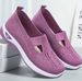 Women's Slip-On Casual Shoes Breathable Comfortable Soft Sole Easy to Walk in Versatile Spring Style for Middle-Aged And Elderly Mothers_vogvips.com
