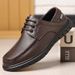 Men's 2025 Spring New Item Cowhide Low Top Soft Sole Business Casual Dad Middle-aged Leather Shoes Men_vogvips.com
