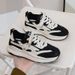 Women's Mesh Dad Shoes Women's New Fashion Thick Bottom Leisure Sports White Shoes_vogvips.com